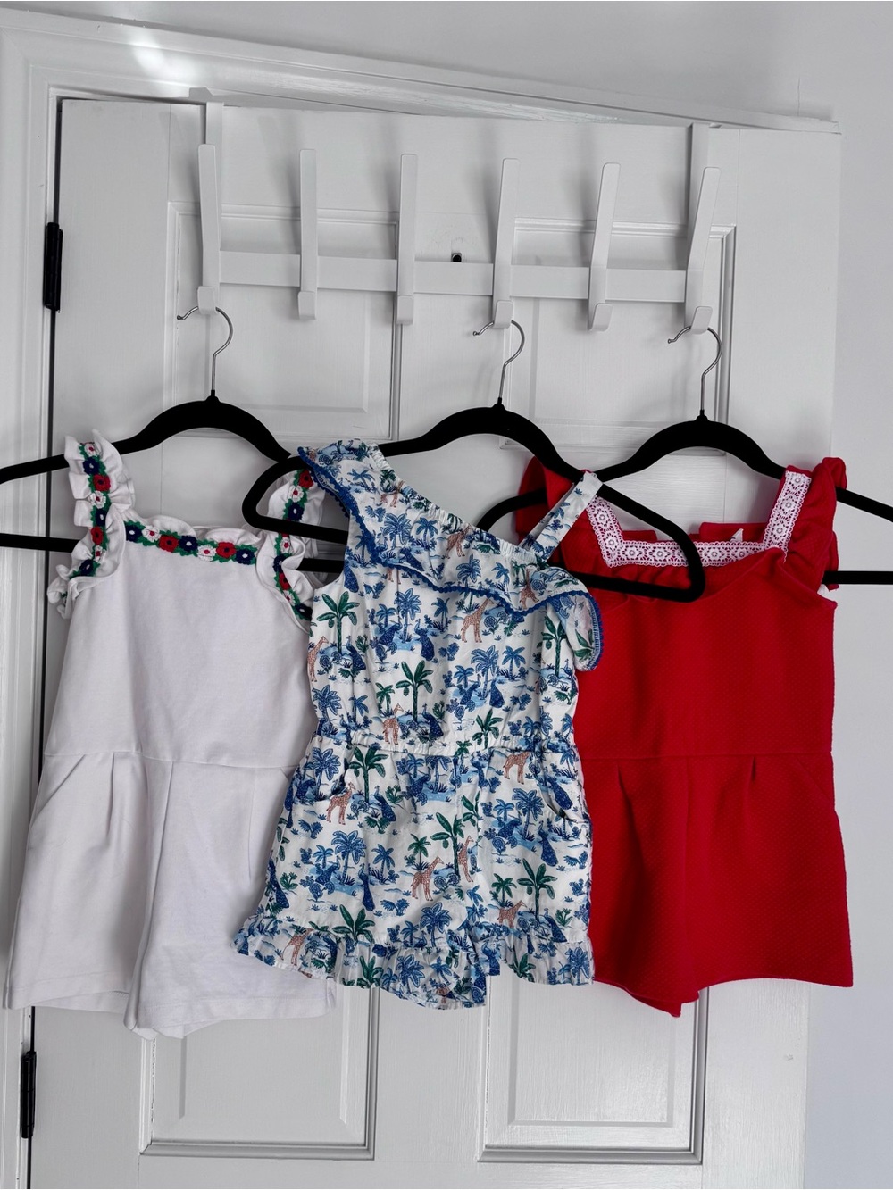 Janie & Jack | Girls' Summer Romper Bundle, Size 4 - EUC